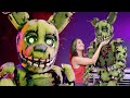 We made a real springtrap animatronic from fnaf