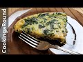 Crustless Spinach Quiche - Low in Calories