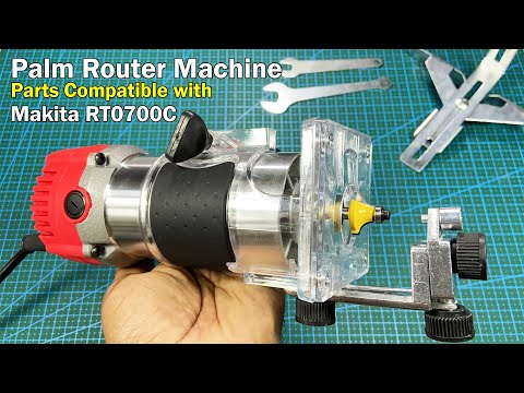 Electric Hand Trimmer Wood Palm Router Unboxing and