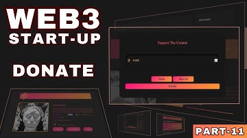 React Donate Component | Building Web3 NFTs API Start-Up From Scratch | Part 11