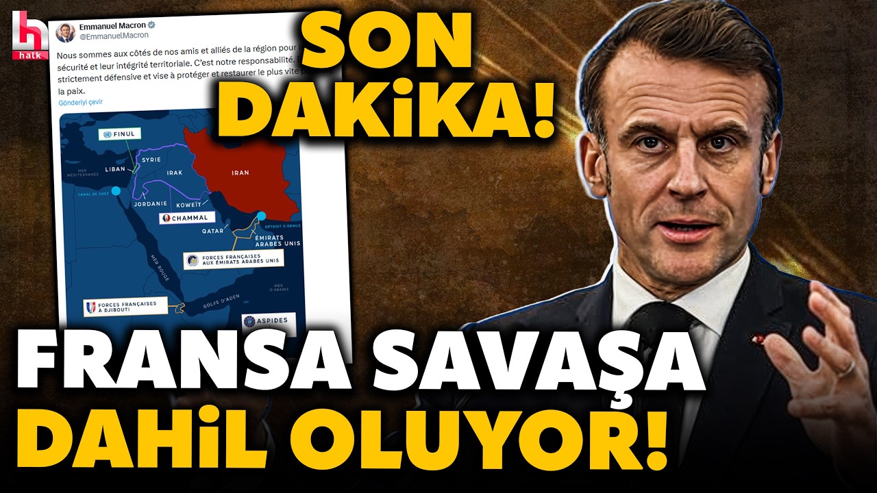 FRANSA SAVAŞA DAHİL OLUYOR! Emmanuel Macron'dan çarpıcı açıklamalar! 