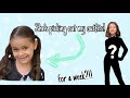 My 6 Year Old Sister Picks Out my Outfits to School For a Week!
