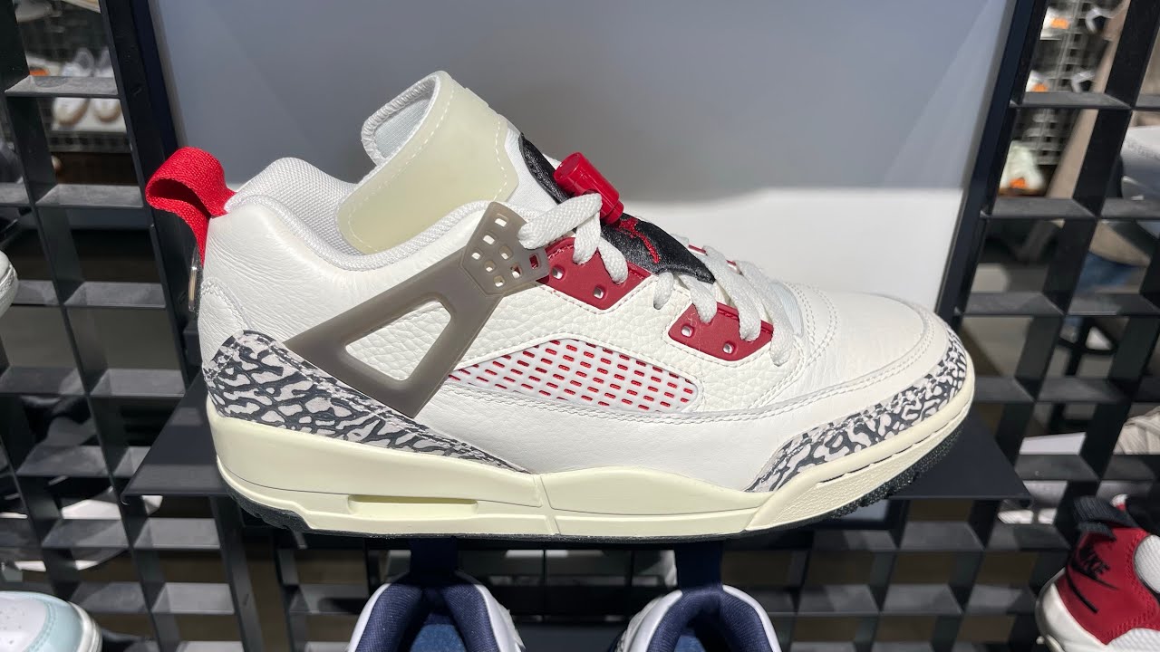 Jordan Spizike Low (Sail/ Anthracite/ Coconut Milk/ Varsity Red 