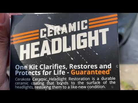 Cerakote Ceramic Headlight Restoration Kit Full Tutorial & Review