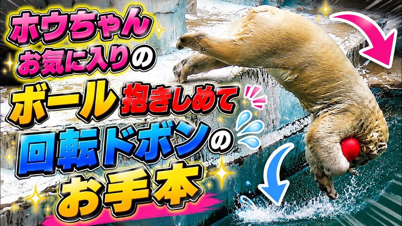 Hou-chan 💗 demonstrates the perfect spinning splash while hugging
