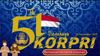 SELAMAT HARI KORPRI KE 51 TAHUN 2022