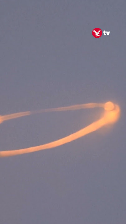 Mount Etna blows rare 'smoke rings' into sky #news #shorts