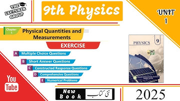 9th Class Physics Chapter 1 Full Exercise Solution | PTB 2025 | Physical Quantities & Measurements