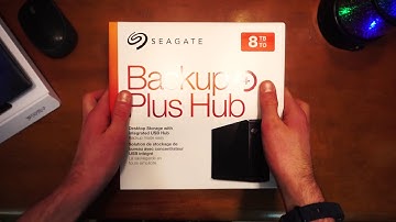 Best Bang For Your Buck In Storage? - SEAGATE Backup Plus Hub 8TB Hard Drive Unboxing 2018