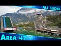 Extreme water slides at area 47 in tirol austria 2020