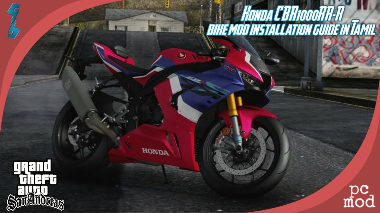 How to install Honda cbr bike mod in GTA sa | explain in தமிழ் | easy