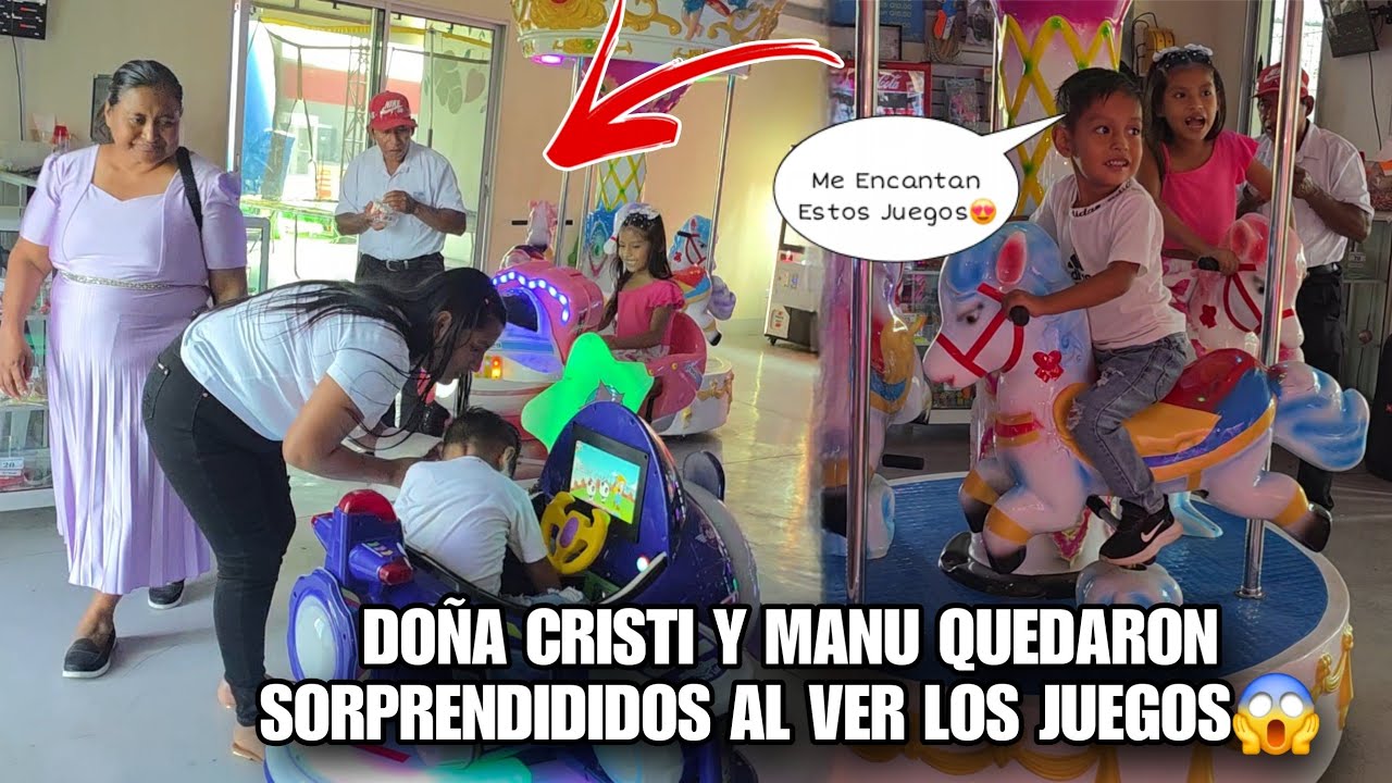 YENI y ANGELITO Asi Disfrutaron Los Juegos🥳Ellos Nunca Imaginaron Encontrar Todos Estos Juegos😱