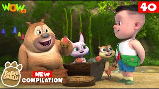 new baby bears compilation 40 bablu dablu cubs new funny cartoon in hindi for kids wow kidz