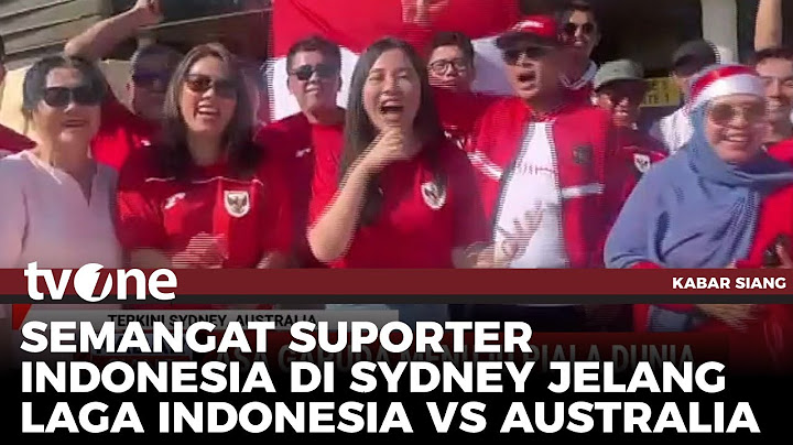 Antusias WNI Siap Berikan Semangat Timnas Menghadapi Australia | Kabar Siang tvOne