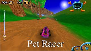 Pet Racer run this in Windows 10 in hd Widescreen, This is a fun game similar to Mark Kart 64.