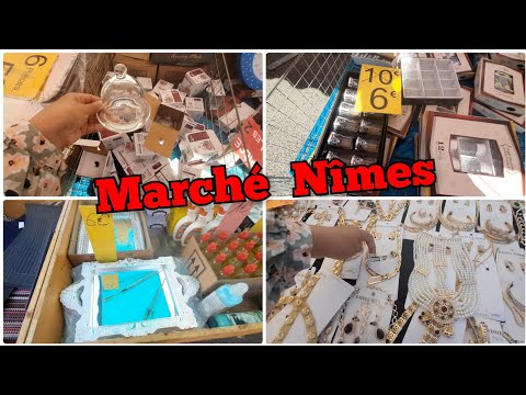 ?Un tour au marché de Nîmes France(stade des costieres).        ⛔اكبر سوق العرب في نيم فرنسا