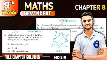 Class 9 Maths Chapter 8: FULL CHAPTER | Quadrilaterals | MD Sir