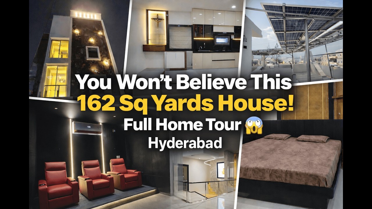 🏡 You Won’t Believe This 162 Sq Yards House! 😱 Full Home Tour | Hyderabad