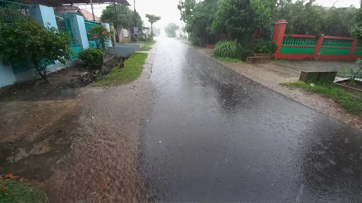 the real thunder lightning ultra rain walk | Forget Everything with Relaxing Sound|Insomnia| Ambient