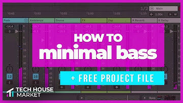 How to produce minimal bass + Free Ableton Template