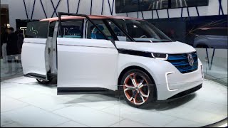 Volkswagen Budd-E Concept 2016 In Detail Review Walkaround Interior Exterior
