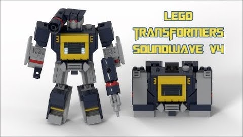 Lego Transformers Soundwave V4 By BX Brix