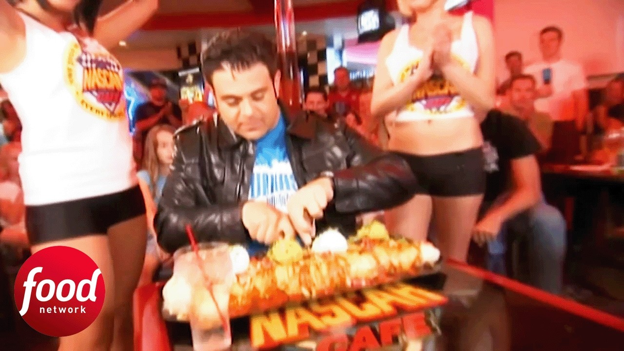 Adam Richman Faces Off The Big Badass Burrito Challenge In Las Vegas | Man V. Food