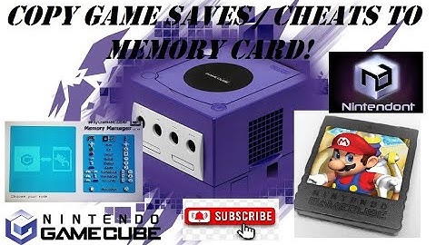 How to copy game saves / cheats for Gamecube games from SD to Memory card!