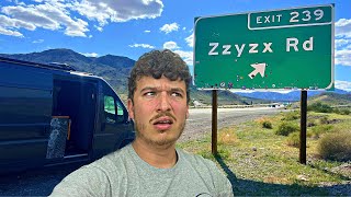 What's Down ZZYZX Road? Secret California, Vanlife Road Trip