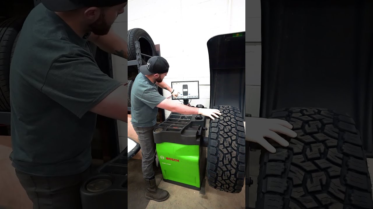 This Is How You Balance A Tire 