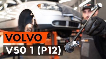 Wie VOLVO V50 1 (P12) Koppelstange vorne / Pendelstütze vorne wechseln [AUTODOC TUTORIAL]