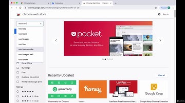 002 Install React   Redux Dev Tools for Google Chrome