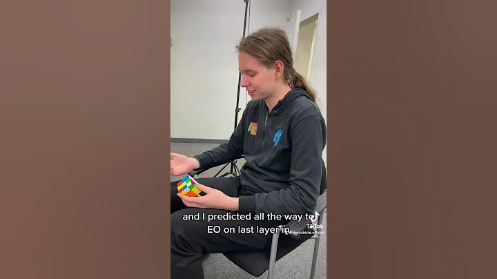 Tymon almost 2-looked this 3x3 solve