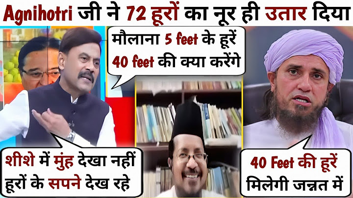 Amitabh Agnihotri🔥Roast Mollana On 72 Hoorain🥴Latest Debate | The Khabri Show