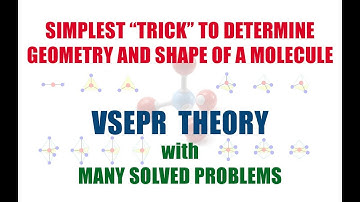 SIMPLEST TRICK- To Determine Shape and Geometry of Molecule | Trick For VSEPR Theory