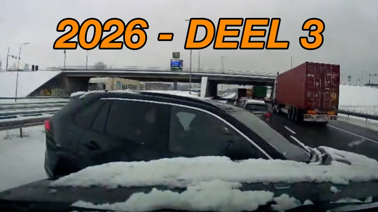 Dashcam Nederland 2026 | Crashes, Ongelukken & Bijna-Ongelukken (Deel 3)