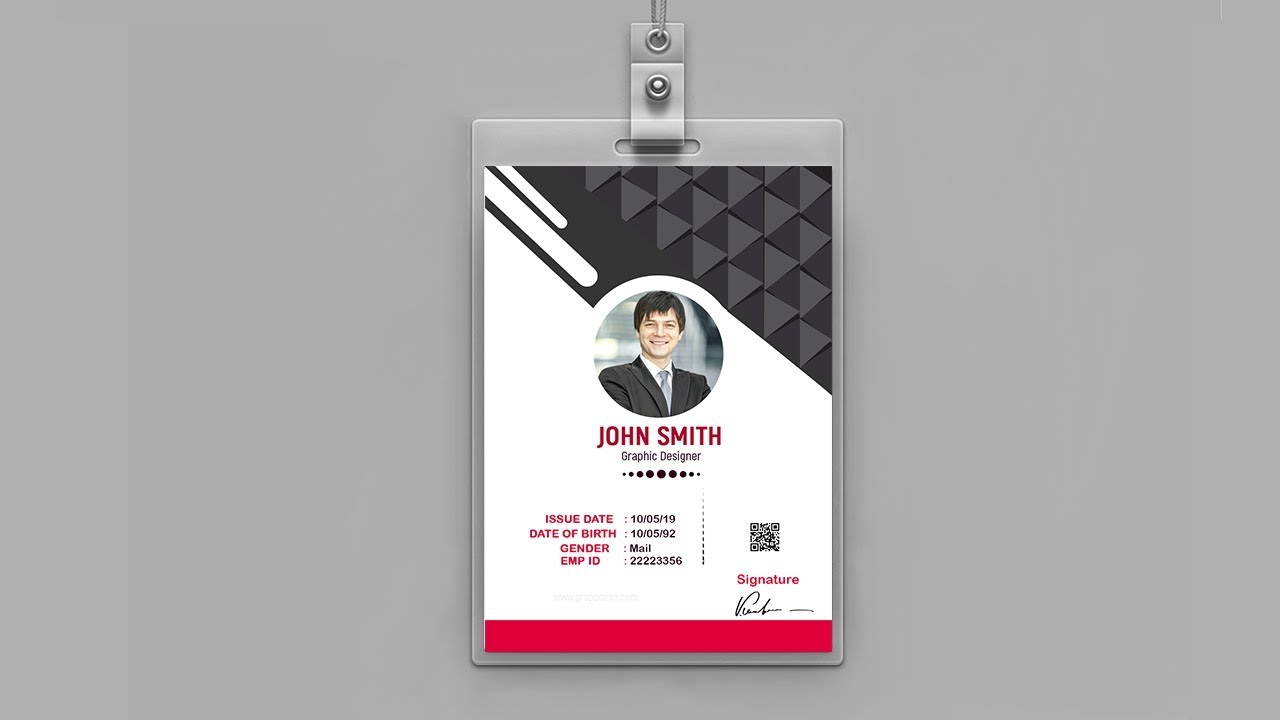 Corporate Id  Card  Design Photoshop  CC Tutorial  YouTube