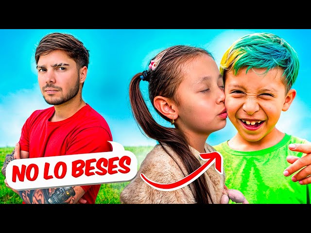 ESTE NIÑO INTENTÓ BESAR a MI HERMANITA !! class=