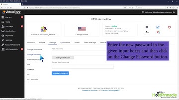 How to Change Your VPS OS Root or Admin Password Using Virtualizor   HostPinnacle