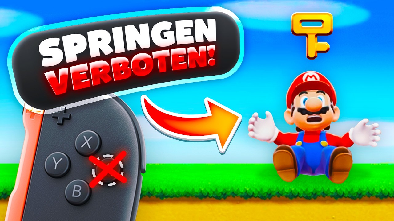 Ich darf bestimmte Tasten NICHT DRÜCKEN in Mario Maker...