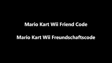 [MKWii] Friend Code (Only Pro and Hacker)