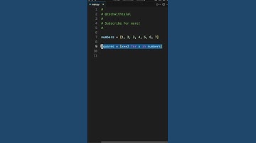 Python List Comprehensions Trick #python #programming #coding