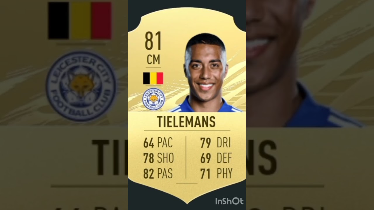 Youri Tielemans fifa evolution 20-24