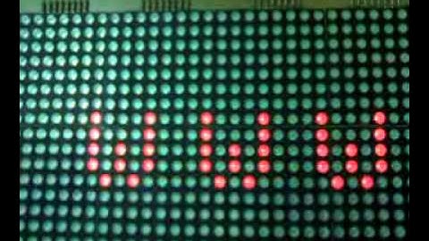 Display Dotmatrix VTP