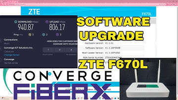 Converge- How to Upgrade Software of ZTE MODEL F670L into Blue Firmware Complete Step-by-Step Guide!