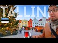 🇪🇪 CHRISTMAS Markets in TALLINN, ESTONIA 2020 | What is GLÖGI? | Things to Do in TALLINN in ONE DAY!