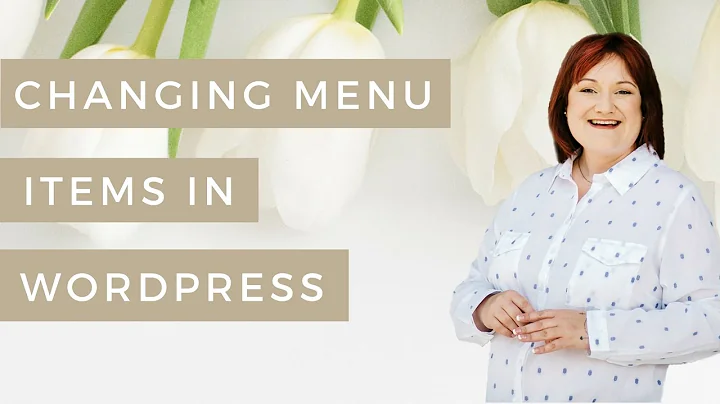 How to Change Menu Items in WordPress