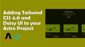 Stylish Astro JS with Tailwind & Daisy UI