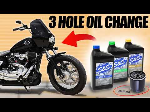 Harley-Davidson M8 Softail Oil Change (3-Hole)