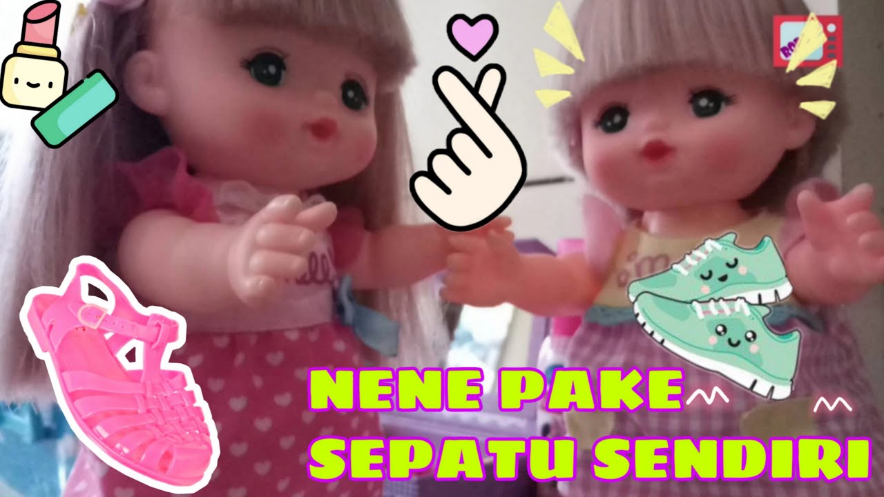 Mainan Boneka Eps 011 Nene  Belajar Pake Sepatu Sendiri 